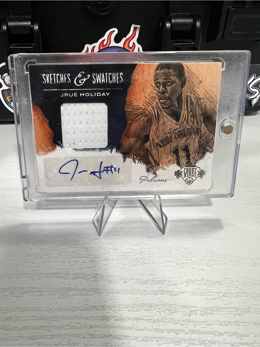 Jrue Holiday auto /75 card